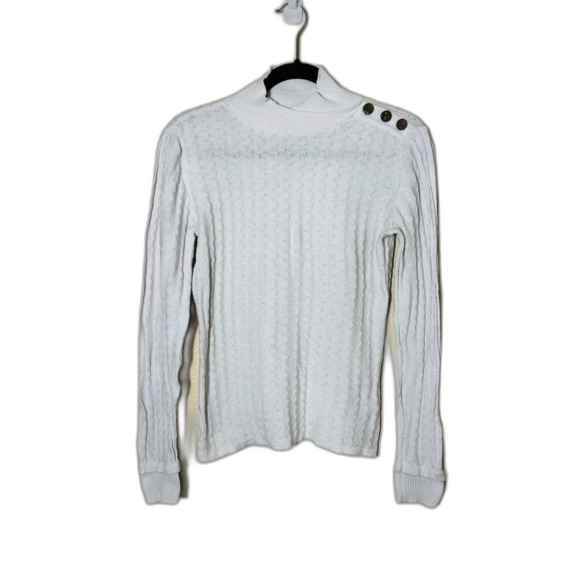 PrAna Beige Pullover Sweater Knit Medium - Picture 1 of 9